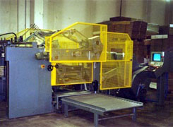 Fustellatrice f.to 100x140 automatica con mettifoglio computerizzato